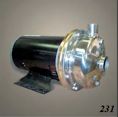 Scot Pump model 231 stainless steel centrifugal pump for sale