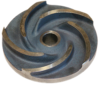 Impeller 75 Iron 5.50 X 0.88 Key 1.50 Seal Narrow Vane