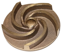 Impeller #19 Bronze,**Specify Diameter**, 0.88 Key
