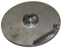 Impeller 231 STN 304 6.30 X 0.44 TRD