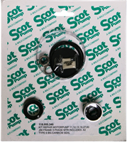 Repair Kit Buna Carbon/Ceramic .62 Seal, 56J Frame, Motorpump 11, 12, 13, 16, 27, 60, 125,126,128,129