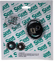 Repair Kit Viton Silicon/Silicon, Motorpump 51,61, 73, 74, 151, J56 Frame