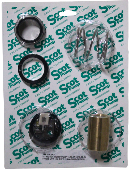 Repair Kit Buna Carbon/Ceramic 1.5 Seal, Motorpump 15, 16, 17, 18, 19, 80, JM Frame