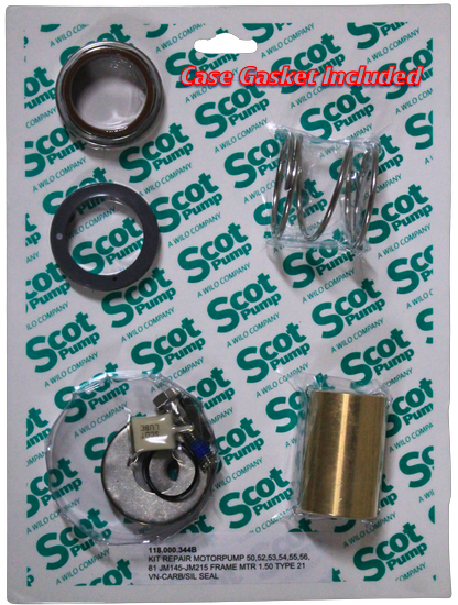 Repair Kit  Viton Carbon/Silicon Carbide 1.5 Seal, Motorpump 50, 52, 53, 54, 55, 56, 81 JM145-JM215 Frame