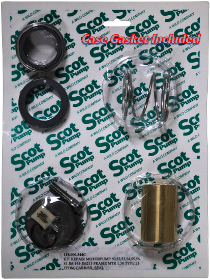 Repair Kit  EPDM Carbon/Silicon Carbide 1.5 Seal, Motorpump 50, 52, 53, 54, 55, 56, 81 JM145-JM215 Frame