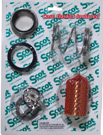 Repair Kit Buna Carbon/Ceramic 1.75 Seal, Motorpump 55, 56, JM254 - JM326 Frame