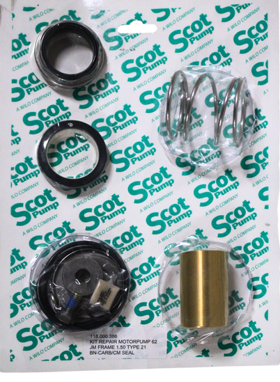 Repair Kit Buna Carbon/Ceramic 1.5 Seal, Motorpump 62, 143JM - 215JM Frame