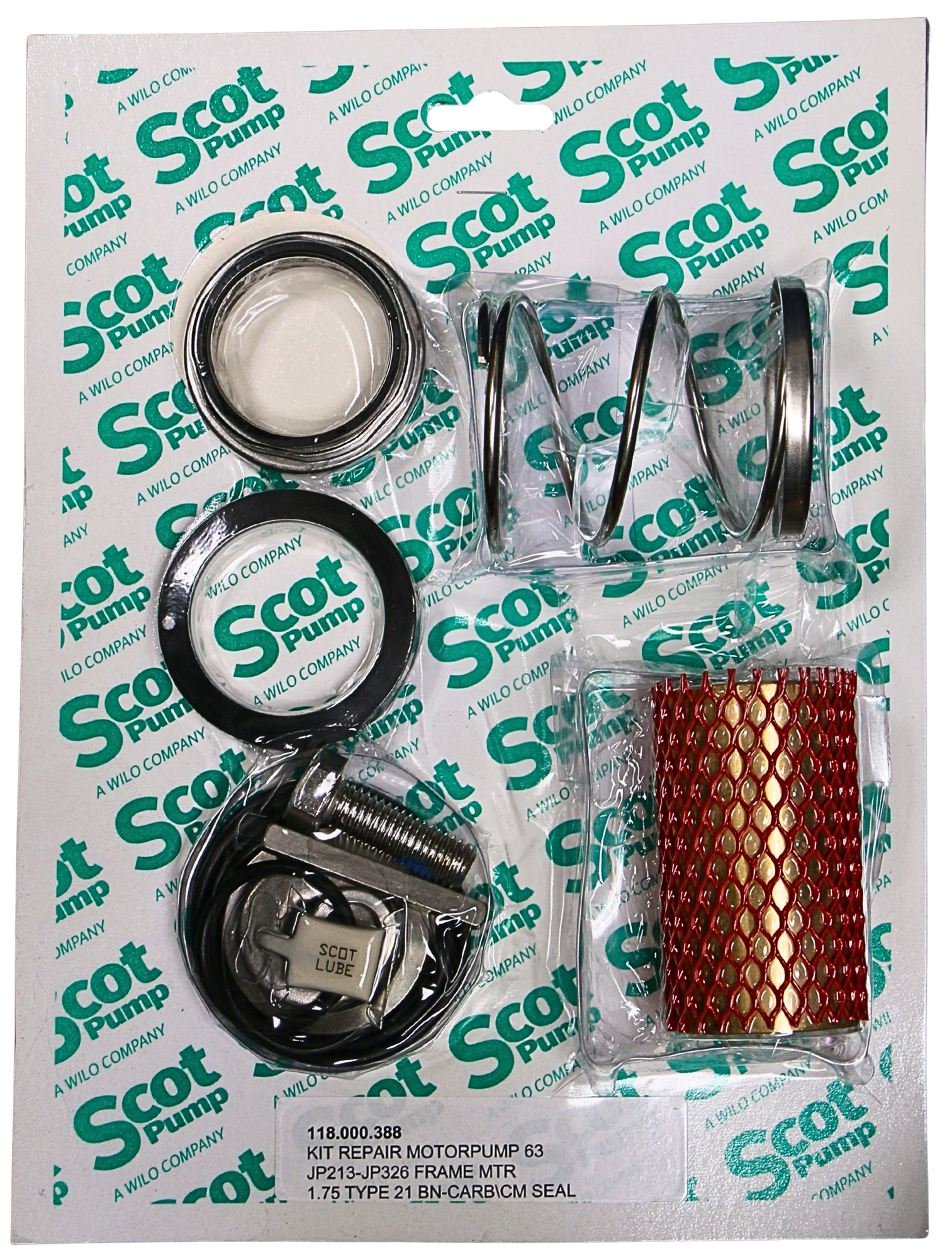 Repair Kit Buna Carbon/Ceramic 1.75 Seal, MOTORPUMP 63, JP213 - JP326 Frame