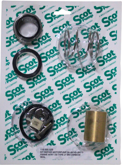 Repair Kit Buna Carbon/Ceramic 1.5 Seal, Motorpump 59, JM145 - JM215 Frame