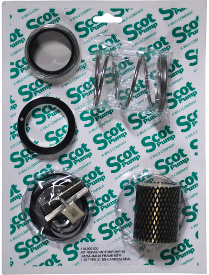 Repair Kit Buna Carbon/Ceramic 1.75 Seal, Motorpump 59, JM254 - JM326 Frame