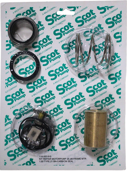 REPAIR KIT MOTORPUMP ;25 JM FRAME MTR ;1.50 TYPE 21 BN-CM