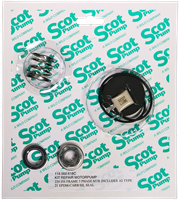 Repair Kit Motorpump; 230 J56 Frame; 3 Phase, EPDM-Carb/SIL