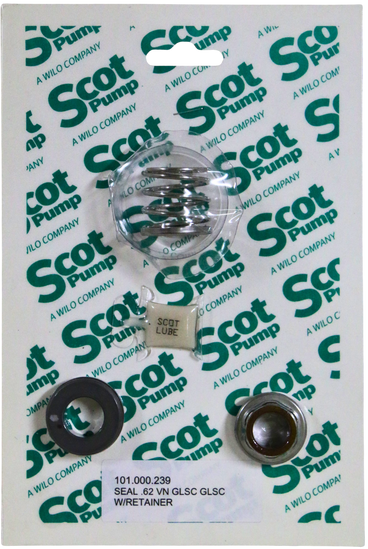 Seal .62 VN-Graphite SIL/Graphite SIl with Retainer, Type 21