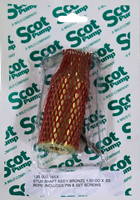 Stub Shaft Brnz .62 Bore, includes pin and set screws