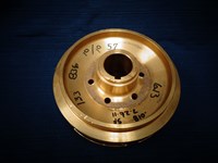 Scot Pump IMPELLER 57 BRNZ 836 SPECIFY DIA 6.87 MAX 1.25 KEY