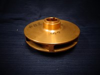 Scot Pump IMPELLER 55 BRNZ 836 SPECIFY DIA 6.50 MAX 1.25 BORE